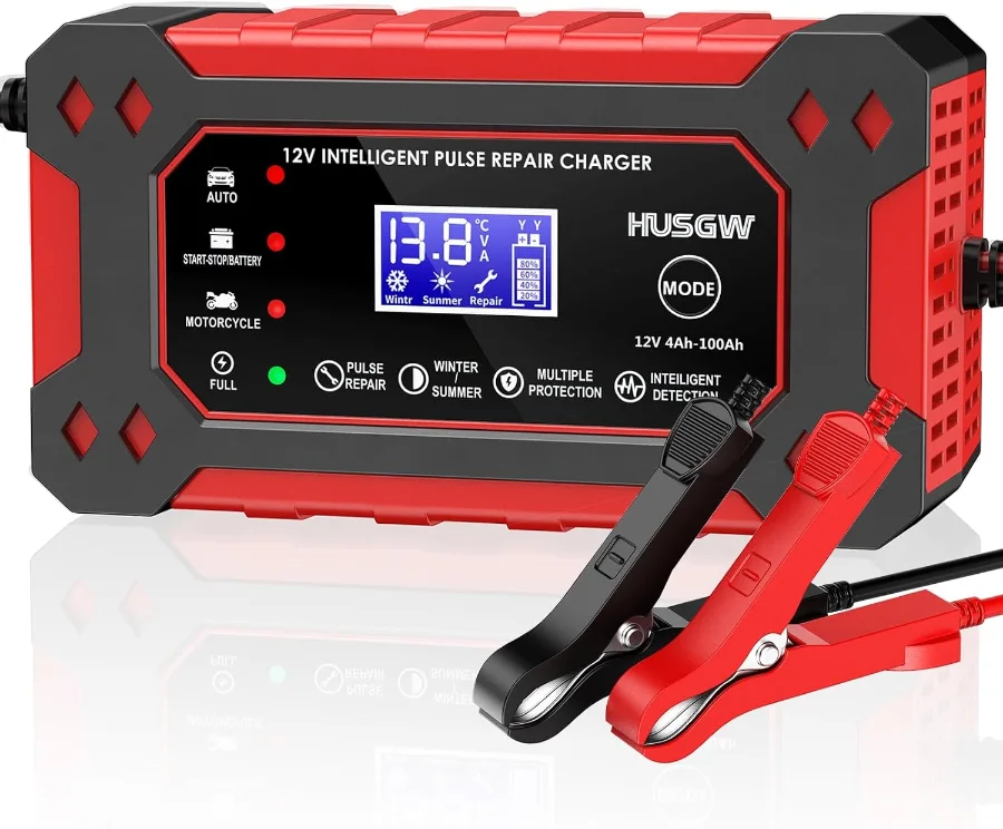 Cargador de batería Husgw 12V 6A