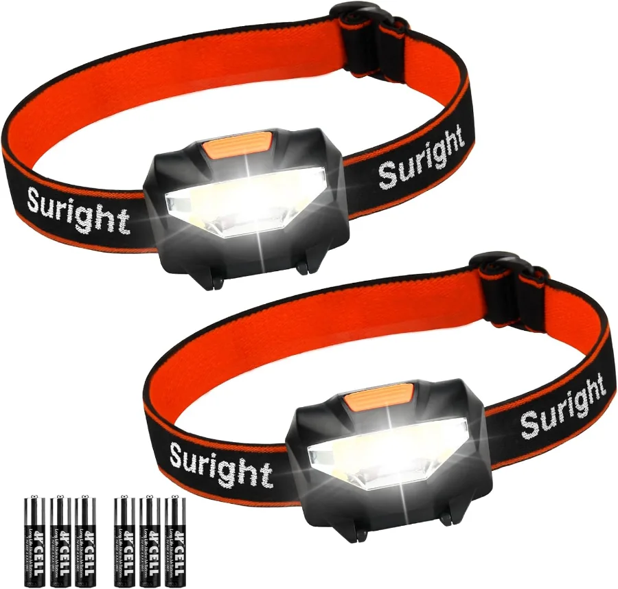 Pack de 2 frontales Suright con lámpara COB