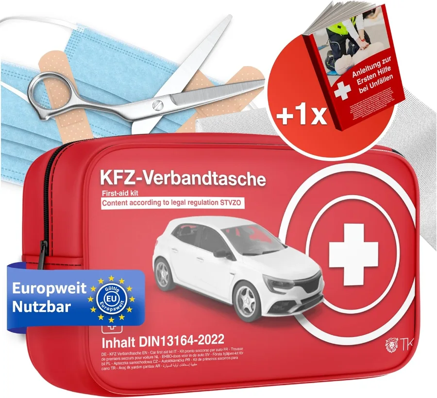 Botiquín de coche TK Gruppe estándar TÜV