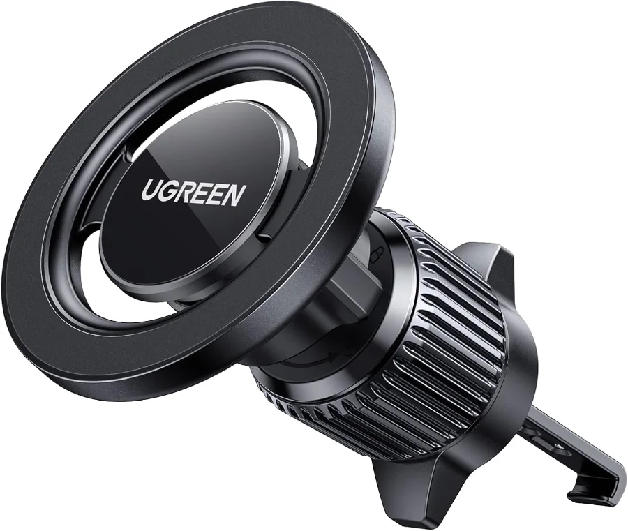 Soporte UGREEN MagSafe de 360° en la rejilla de ventilación del coche