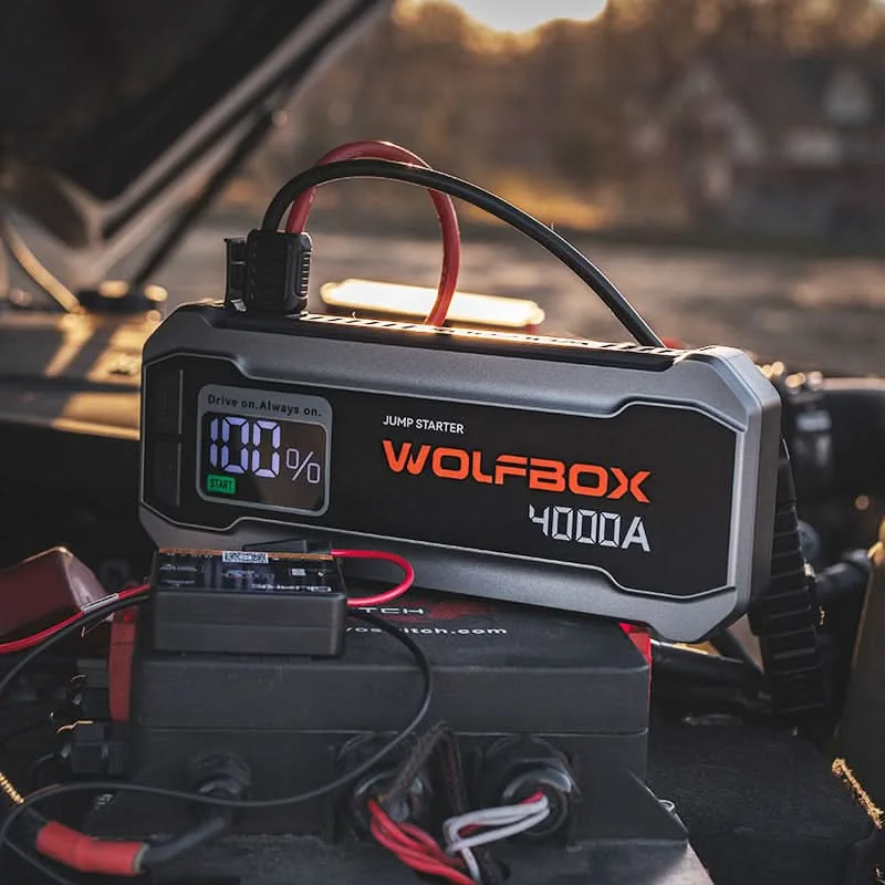 Arrancador de batería WOLFBOX 4000A