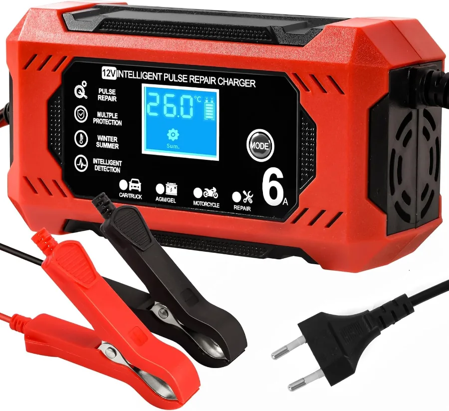 Cargador de batería YIIFELL 12V